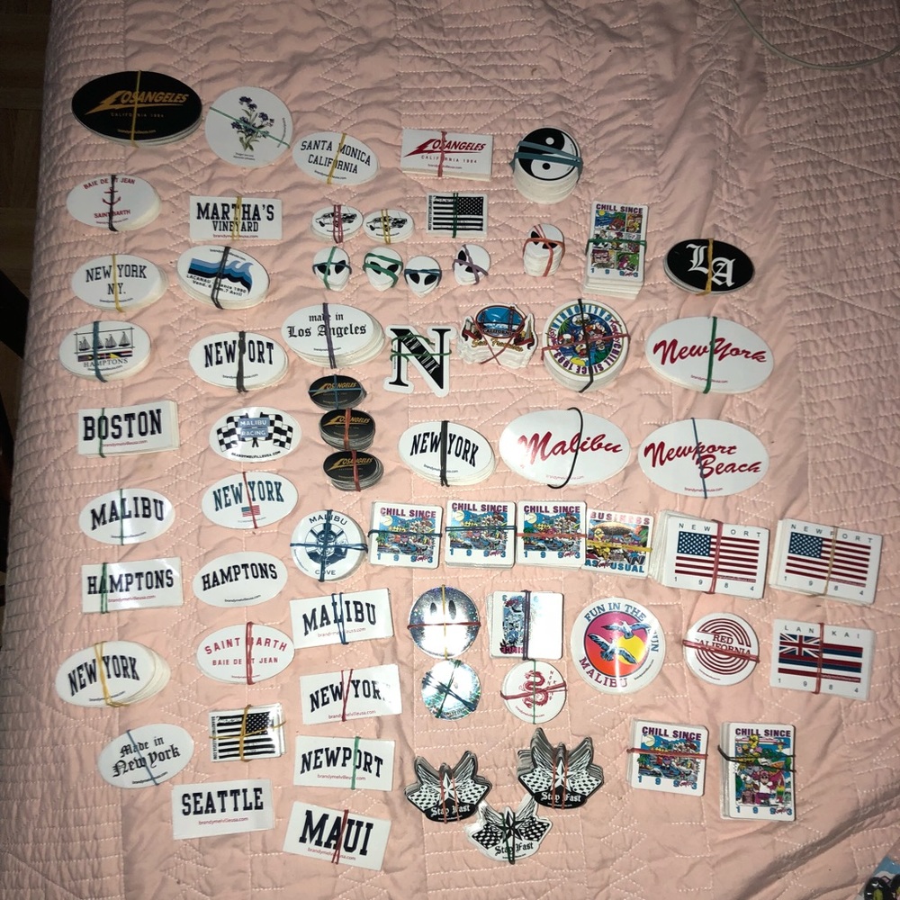 Brandy Melville New Sticker Collection